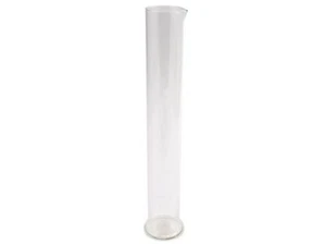 Tarro de prueba de vidrio con labio 232 mm de alto x 34 mm de ancho hidrómetros caseros vino cerveza - Imagen 1 de 1