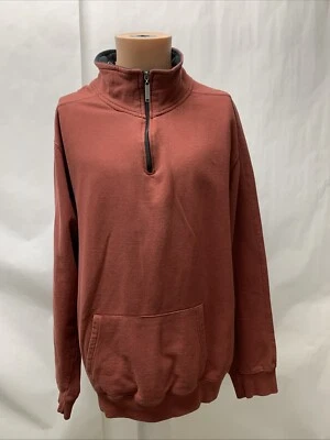 Kenneth Cole New York Hombres 3XL 1/4 Cremallera Cuello Simulado Pullover Sudadera Golf Foto 1 de 4