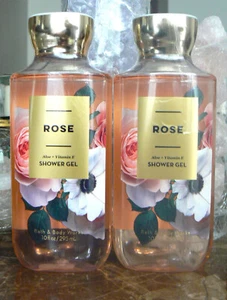 2 BRAND NEW & SEALED BATH & BODY WORKS *~*ROSE*~* SHOWER GEL BODY WASH 10 oz. - Picture 1 of 3