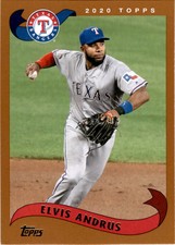 2020  Topps Archives #294 Elvis Andrus    Texas Rangers