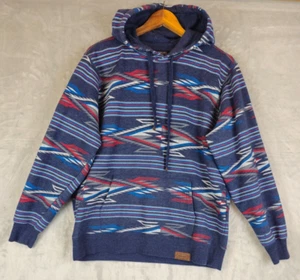Ariat Chimayo Centinela Arts Hoodie Women's Large Blue Aztec Western Jacket - Picture 1 of 6