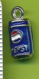 Stylish Pepsi-Cola Dangle Charm  For Bracelet Necklace Etc - Picture 1 of 1