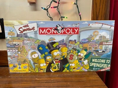 2001 Monopoly - The Simpsons Edition - NEW Factory Sealed - Image 1 of 4