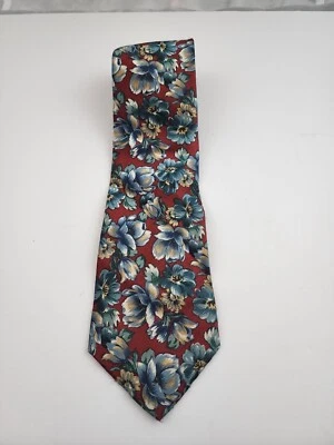 Галстук мужской Carlos Tomasini яркие синие цветы - Изображение 1 из 4