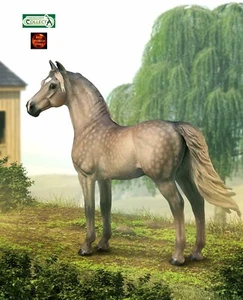 Figura modelo caballo semental gris Morgan Silver Grulla de CollectA 88979 - Imagen 1 de 2