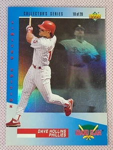 1993 Upper Deck Dave Hollins Grand Slam Hologram #18 Philadelphia Phillies - Picture 1 of 3