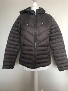 Papaya Quilted Jacket Grey Size 12 - Picture 1 of 7