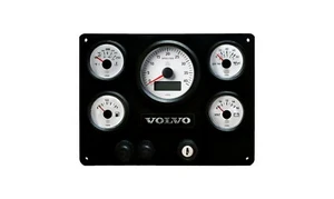 Panel de instrumentos marino del motor Volvo precableado, VDO Viewline hecho en EE. UU. - Imagen 1 de 3