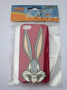 Bugs Bunny Królik Zając Etui ochronne na telefon komórkowy iPhone 5 5S SE Looney Tunes Cover Etui Różowe - Zdjęcie 1 z 3