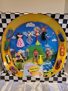 1995 McDonald's Happy Meal store display~ FULL SET ~ HOT WHEELS AND BARBIE 