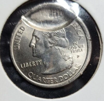 2000 P New Hampshire Washington Quarter Double Struck BU ERROR!! - Image 1 of 3