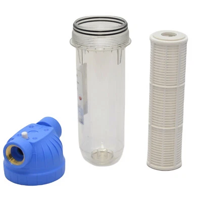 2L Vorfilter 2x 1"  IG Wasserfilter Mehrwegfilter f. Gartenpumpe Hauswasserwerk - Bild 1 von 3