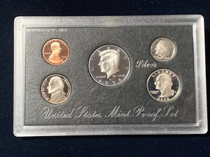 1998 US Mint Silver Proof Set 5 Piece Silver Set OGP - Picture 1 of 5