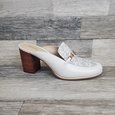 Zapatos sin cordones Michael Kors Tiffanie de tacón mula para mujer talla 10 NUEVOS SIN CAJA *leer Foto 1 de 4