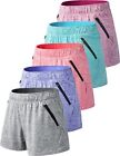 5 Pack: Womens Workout Gym Shorts Casual Lounge Set, Ladies Active Athletic Appa