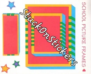 2 Sheets Mrs Grossman's ALL STAR SMALL FRAME Stickers Vintage 2000 - Picture 1 of 2