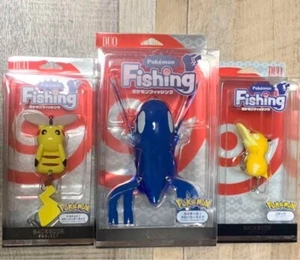 Pokemon Fishing Lure Set PIKACHU & KYOGRE & PSYDUCK(KODUCK) DUO New, unopened - Picture 1 of 13