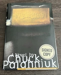 SIGNED Chuck Palahniuk FIGHT CLUB Later Printing HC As-New - Picture 1 of 3