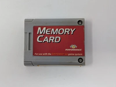 Nintendo 64 Memory Card for Performance Controller P-302 N64 - Image 1 of 2