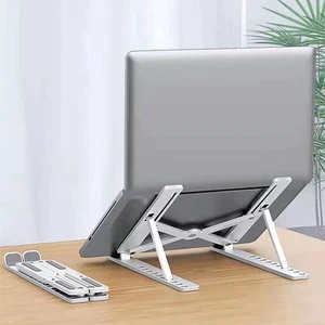 Universal Laptop Stand Adjustable Notebook Holder For Macbook Non-slip Foldable - Photo 1/15
