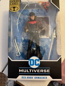 McFarlane DC Multiverse | 7 inch Action Figure | RED Hood Unmasked Gold Label - Picture 1 of 2