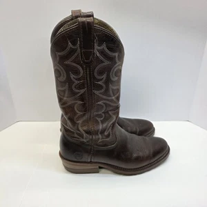 Botas de Vaquero Double-H Para Hombre Talla 7 1/2 D Marrón Gel Trabajo Hielo Oeste EE. UU. DH1552 - Imagen 1 de 11