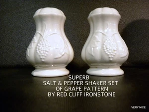 Grape Salt & Pepper Set by Red Cliff 4” - Picture 1 of 4