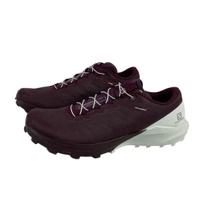 Zapatos Salomon Sense 4 Pro para mujer talla 9,5 púrpura ciruela trail running - Imagen 1 de 5