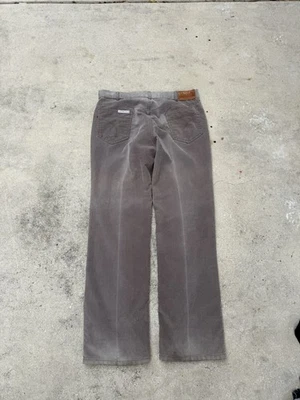 Levis Vintage Pana Años 60 Pierna Ancha 32x30 Garra Cremallera Raro Acampanado Marrón Foto 1 de 4