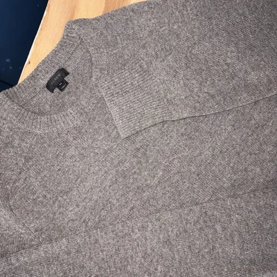 J. Crew Men's Classic Lambswool Crewneck Sweater Medium Taupe - Image 1 of 4