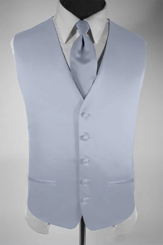 Luxury Premiere Solid Tuxedo Vest & Necktie - Image 1 of 1