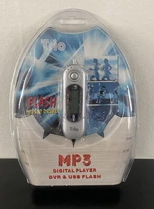 TRIO-Flash Music Drive MP3 Digital Player,DVR & USB Flash-128MB SEALED - Picture 1 of 6