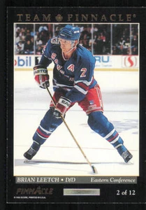 1993-94 Pinnacle Team Pinnacle #2 Brian Leetch/Chris Chelios - Picture 1 of 2