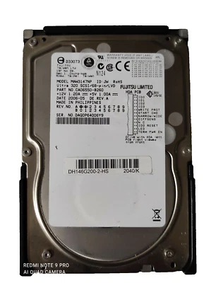Hard Disk SCSI Ultra 320 LVD 68 pin FUJITSU MAW3147NP  147GB - Immagine 1 di 4
