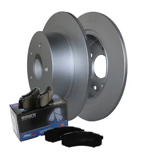 Rear Brake Kit 291mm Disc Rotors & Akebono Ceramic Pads For Altima Maxima Sentra - Picture 1 of 8