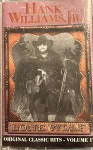 Hank Williams Jr Lone Wolf Country Music Album Cassette 1W18 - Picture 1 of 4