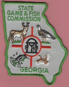 GEORGIA STATE GAME & FISH COMMISSION SHOULDER PATCH - Picture 1 of 1