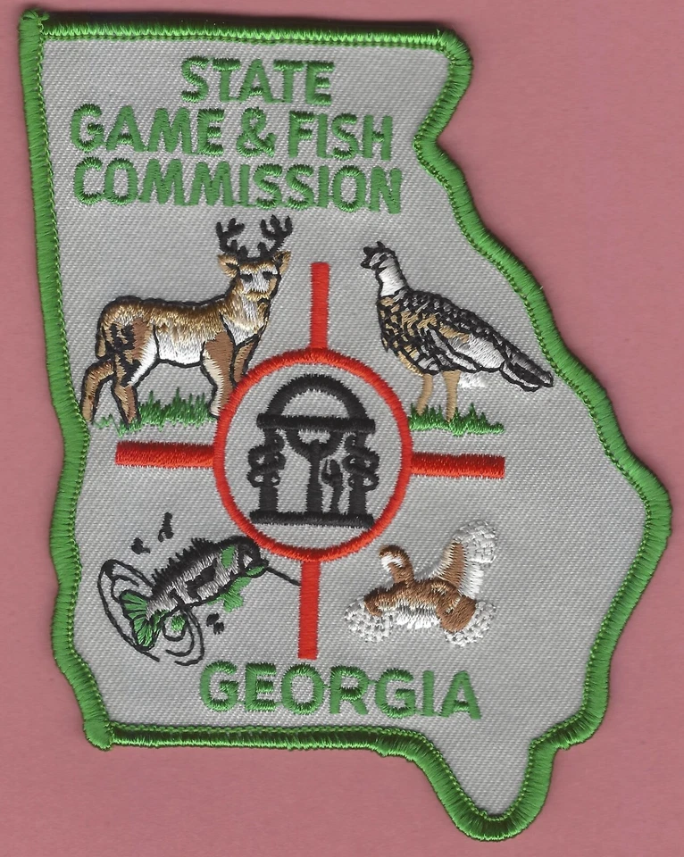 GEORGIA STATE GAME & FISH COMMISSION SHOULDER PATCH - Image 1 of 1