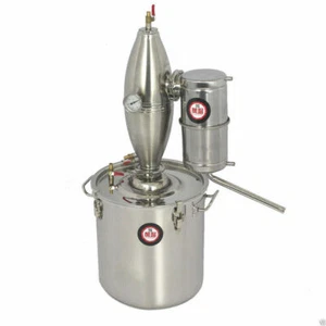 30L/8Gal Alcohol Whisky Vodka Alembic DIY Still Distiller Brewing Kit Moonshine  - Picture 1 of 11