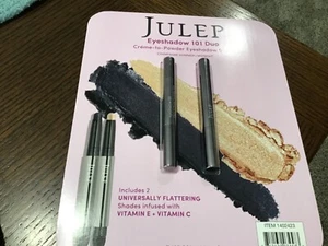 JULEP EYESHADOW 101 DUO CHAMPAGNE SHIMMER/MIDNIGHT NEW FREE SHIP! - Picture 1 of 2