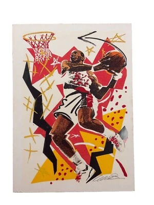 Brand New: Vintage 1990 NBA HOOPS Clyde Drexler Portland Trail Brazers Card - Image 1 of 2
