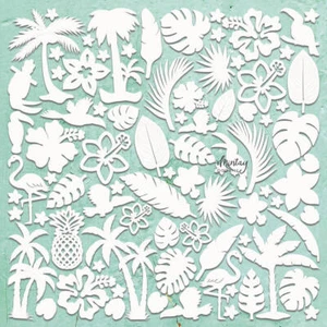 MINTAY Chippies - Dekorpappe Die Cut Chipboard Dekoration Ornament - Tropical - Bild 1 von 1