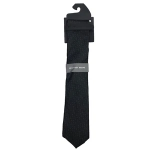 Corbata formal inteligente Geoffrey Beene negra manchada nueva con etiquetas - Imagen 1 de 4