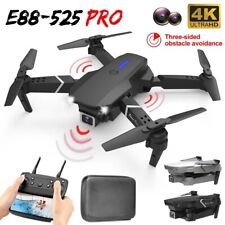E88-525 Pro 4K  Two Camera Drone Qwadracopter Helicopter Black Perfect Gift Toy 