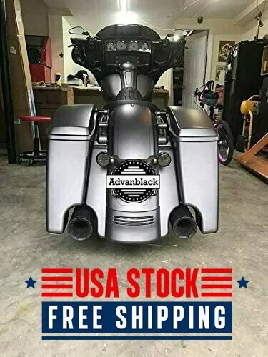 Extensión de guardabarros trasero extendida denim carbón para Harley Touring 09+ Foto 1 de 4