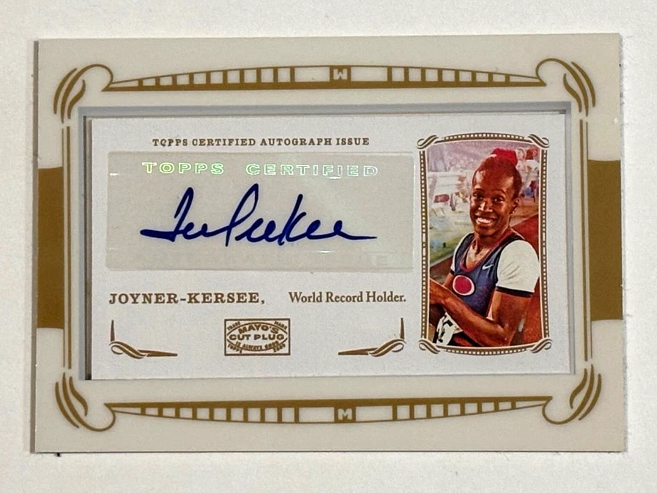 2009 Topps Mayo Framed Mini Auto Jackie Joyner-Kersee #MA-JJK Rookie Auto RC - Image 1 of 4