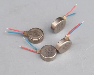 5x 9x3,4 mm DC3,7 motor vibratorio moneda plana motor vibrador - Imagen 1 de 3