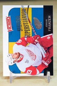 2009-10 UD Victory Swedish Svenska Superstjarnor #SS-20 Johan Franzen - Detroit