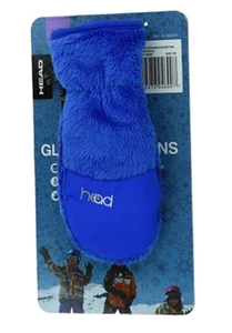 Head Children's Thermalfur Fleece Mittens With Grip Palm Patches - Picture 1 of 7