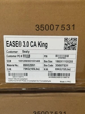 Sealy Ease 3.0 California King Size Powered Adjustable Base - Local Pick-Up Only - Image 1 of 4
